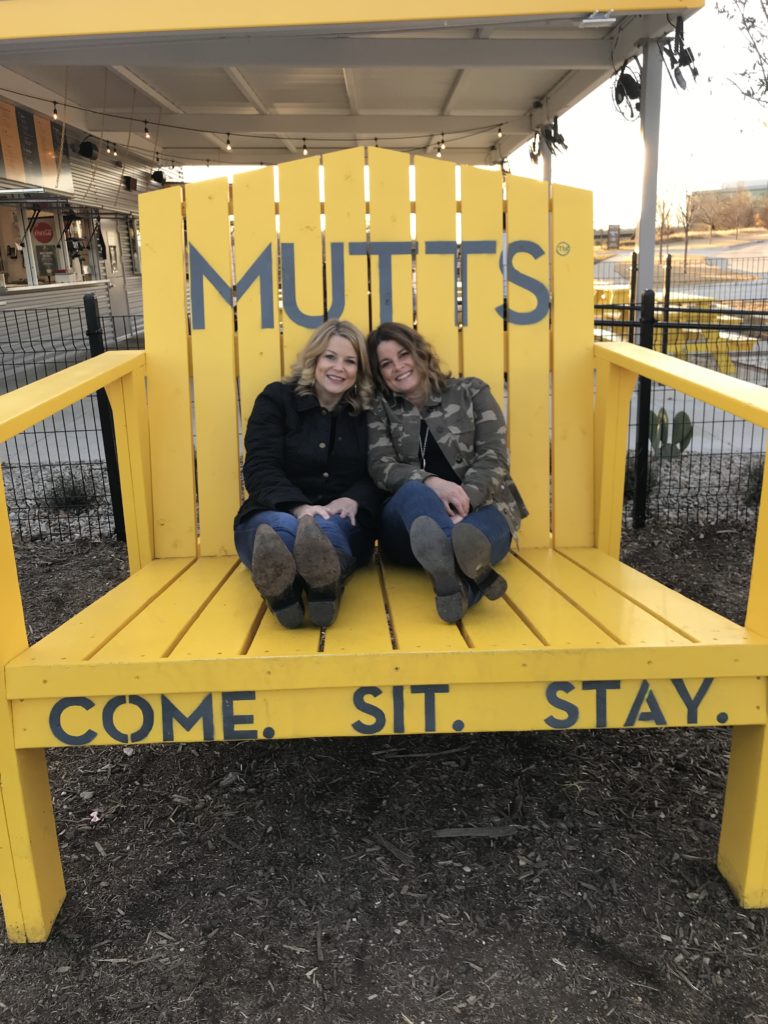 Laura Landers and Lisa Ladewig. Photo courtesy of Mutts Canine Cantina
