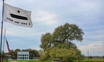 Come and Take It flag in Gonzales, Texas