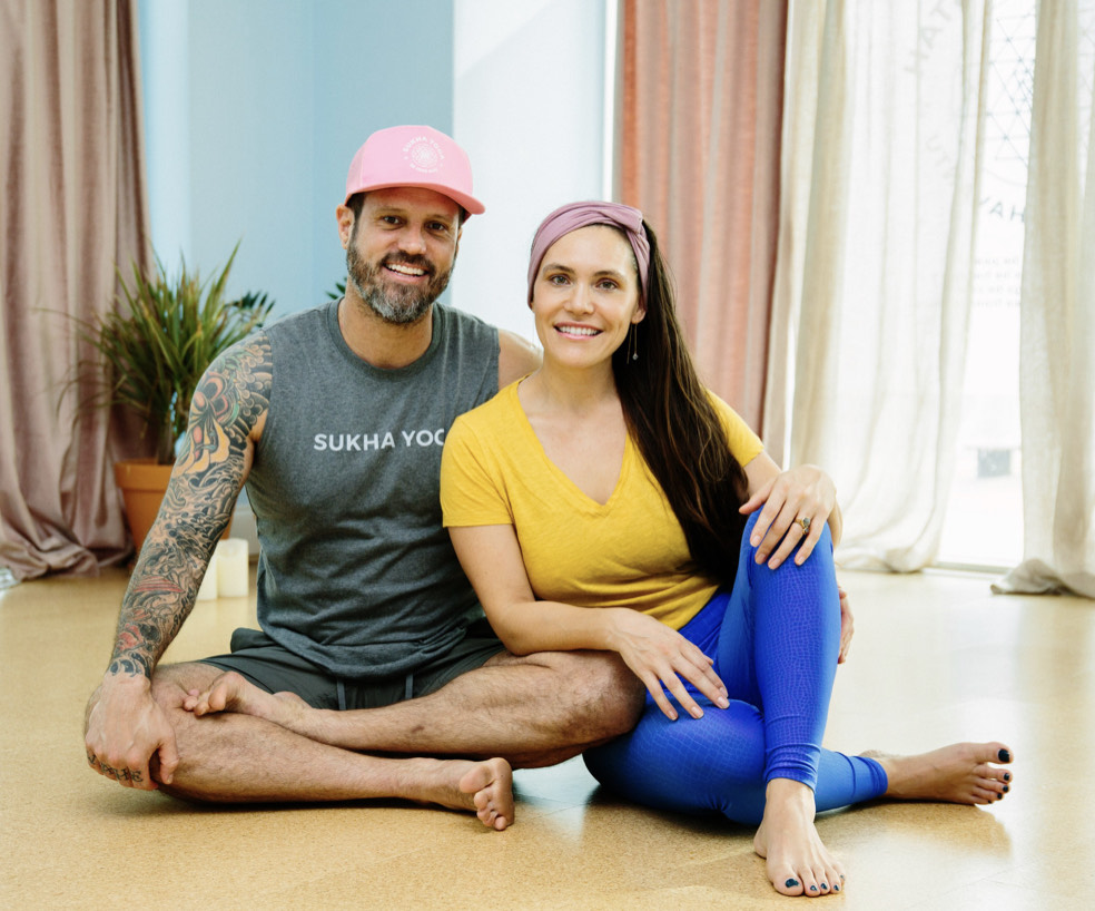 Sukha Yoga Austin founders.