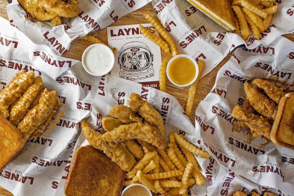 Layne’s hand-cut, marinated, and breaded all in-store result in chicken fingers with zing!