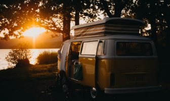 austin-woman-camper-sunset-lake