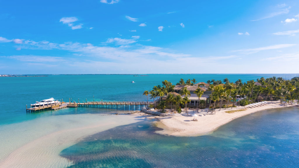 Just ten minutes by boat off of the shore of one of the Florida Keys, the tiny paradise of Little Palm Island awaits. 