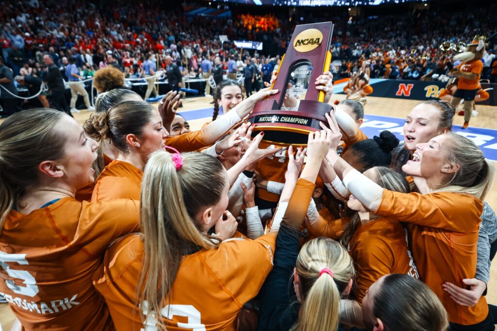 University of Texas Volleyball Team at Championships